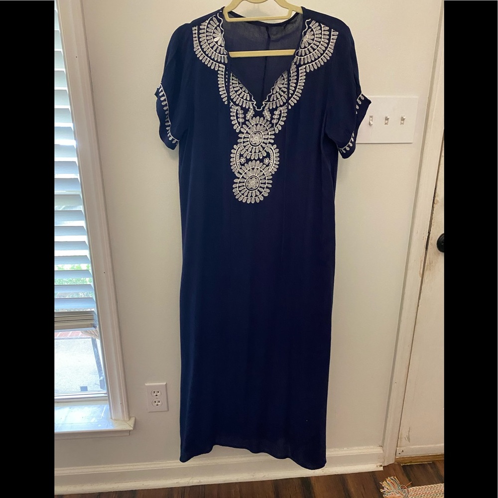 Ladies Dress One Size - Navy & White